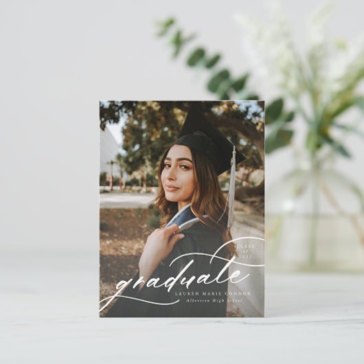 Carte postale de la Calligraphie moderne (Debout devant)