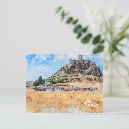 Carte postale de la campagne espagnole (Debout devant)