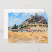 Carte postale de la campagne espagnole (Devant / Derrière)