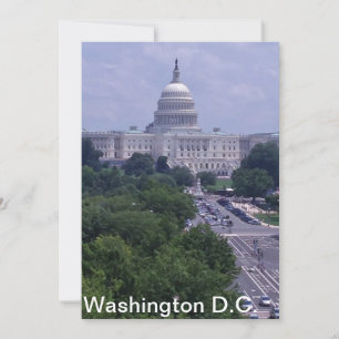 Carte postale de la capitale de Washington DC