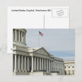 Carte postale de la capitale des États-Unis (Devant / Derrière)