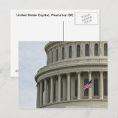 Carte postale de la capitale des États-Unis (Devant / Derrière)