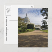 Carte postale de la capitale des États-Unis (Devant / Derrière)