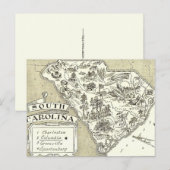 Carte postale de la Caroline du Sud (Devant / Derrière)