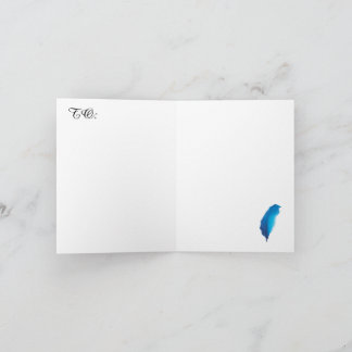 Carte postale de la carte de Taïwan à plume bleue