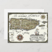 Carte postale de la carte espagnole illustrée de P (Devant / Derrière)