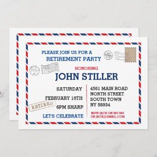 Carte postale de la carte postale de la retraite C