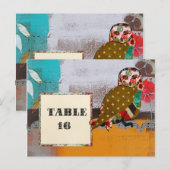Carte postale de la carte postale de la table de l (Devant / Derrière)