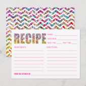 Carte postale de la CARTE RECEPE Thème de bonbons (Devant / Derrière)