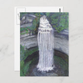 Carte postale de la cascade de Fall Creek Falls (Devant / Derrière)