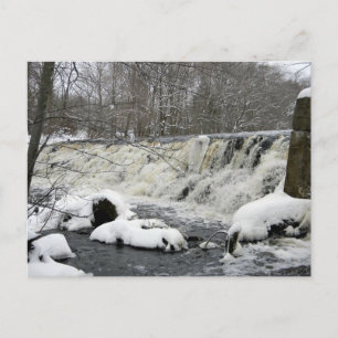 Carte postale de la cascade de la rivière Taunton