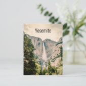Carte postale de la cascade du parc national de Yo (Debout devant)