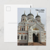 Carte postale de la cathédrale Alexandre Nevski de (Devant / Derrière)