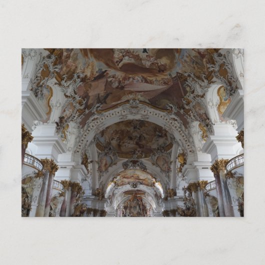 carte postale de la cathédrale baroque allemande (Devant)