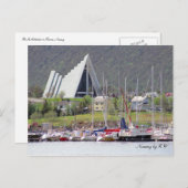 Carte postale de la cathédrale de glace (Devant / Derrière)