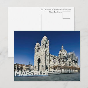 Carte postale de la cathédrale de Marseille