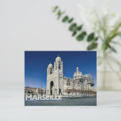 Carte postale de la cathédrale de Marseille (Debout devant)