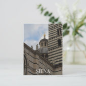 Carte postale de la cathédrale de Sienne (Debout devant)