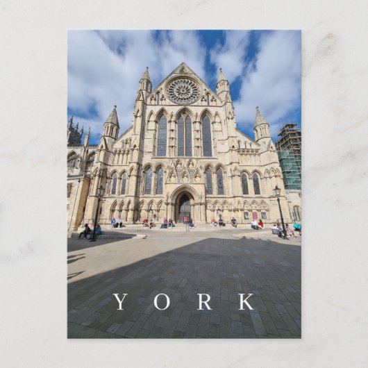 Carte postale de la cathédrale d'York Minster (Devant)