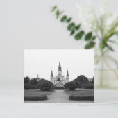 Carte postale de la cathédrale Saint-Louis (Debout devant)