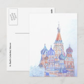 Carte postale de la cathédrale St. Basil (vertical (Devant / Derrière)