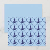 carte postale de la chaîne d'ancre (Devant / Derrière)