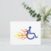 Carte postale de la chaise de vitesse (Debout devant)