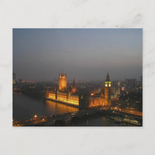 Carte postale de la Chambre du Parlement de Londre