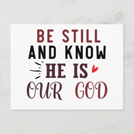 Carte postale de la citation de Jésus inspirant (Devant)