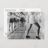 Carte postale de la classe de danse Tap (Devant / Derrière)