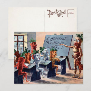 Carte postale de la classe de musique des carottes