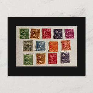 Carte postale de la collection de timbres Prexies