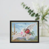 Carte postale de la colombe romantique (Debout devant)