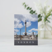 Carte postale de la colonne de Nelson à Londres (Debout devant)