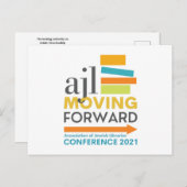 Carte postale de la conférence AJL 2021. (Devant / Derrière)