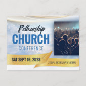 Carte postale de la conférence de l'église (Devant)