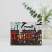 carte postale de la construction de fer plat de to (Debout devant)