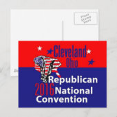 Carte postale de la Convention de 2016 des Républi (Devant / Derrière)