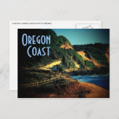 Carte postale de la côte de l'Oregon (Devant / Derrière)