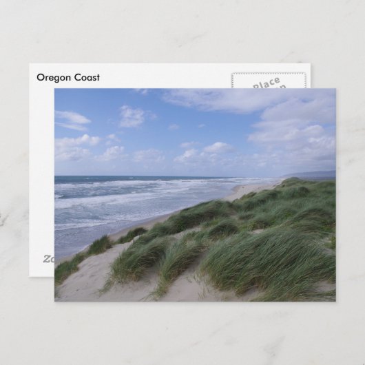 Carte postale de la côte de l'Oregon (Devant / Derrière)