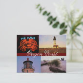 Carte postale de la côte de l'Oregon (Debout devant)