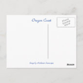 Carte postale de la côte de l'Oregon (Dos)