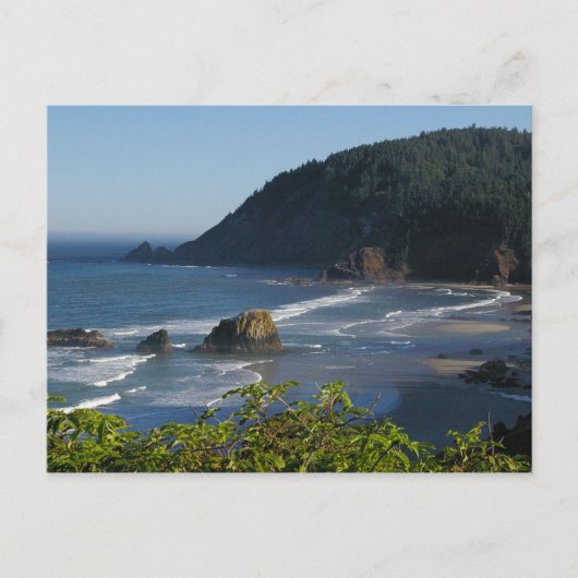 Carte postale de la côte de l'Oregon (Devant)