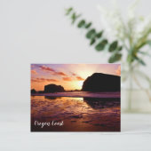 Carte postale de la côte de l'Oregon (Debout devant)