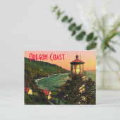 Carte postale de la côte de l'Oregon (Debout devant)