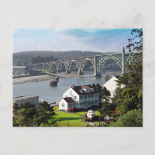 Carte postale de la côte de l'Oregon