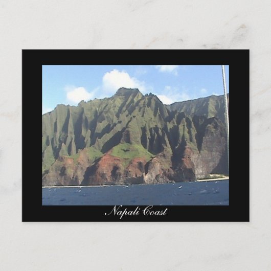Carte postale de la côte de Napali (Devant)