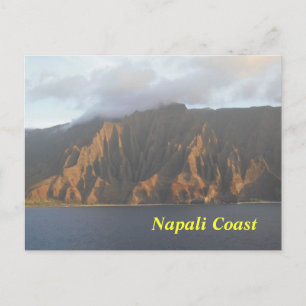 Carte postale de la côte de Naples