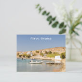 Carte postale de la côte de Paros (Debout devant)