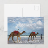 Carte Postale « De la côte kenyane avec amour – Diani Beach » (Devant / Derrière)